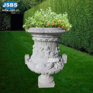 Gorgeous Musical Marble Planter, JS-P086